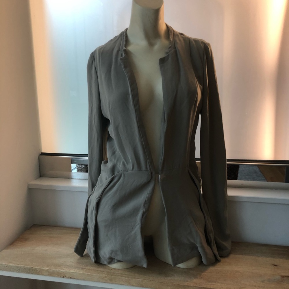 Sz 38 Marni grey crepe jacket